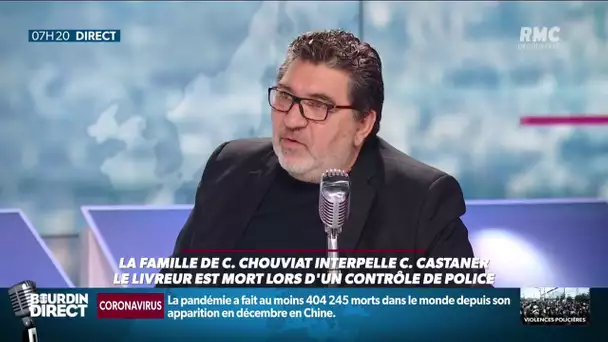 "J'en veux aux tueurs de la police":la colère du père de Cédric Chouviat, mort après son arrestation