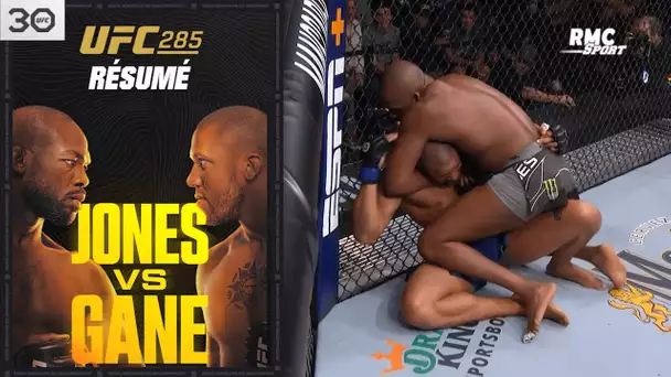 UFC 285 : Jones se débarrasse de Gane en deux minutes avec une guillotine (résumé vidéo)