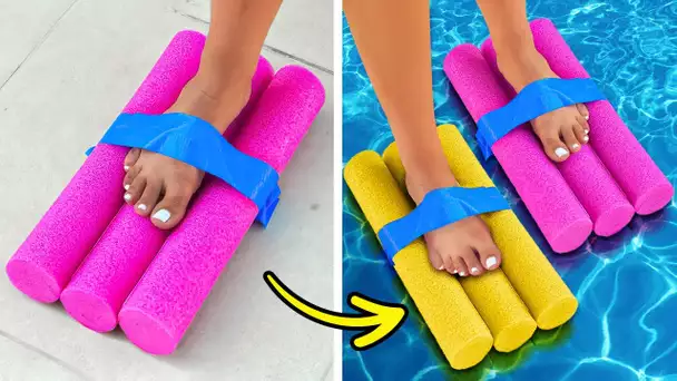 👠 Des Chaussures Qui Marchent sur l'Eau ?! 💦 Cools Créations de Chaussures DIY à Essayer Cet Été