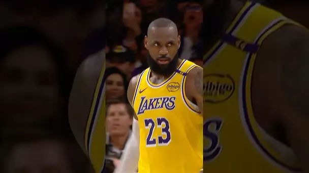 LeBron is LOCKED IN!