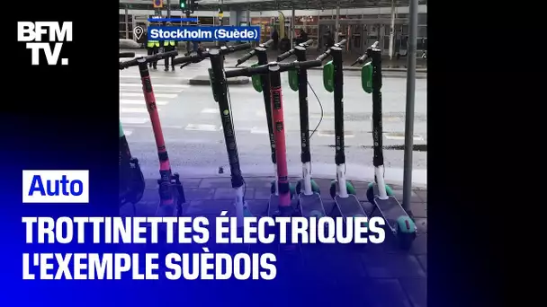 Le succès des trottinettes électriques en Suède