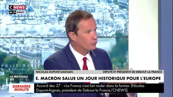 Nicolas Dupont-Aignan : «J’aurais préféré mettre cet argent dans les PME pour les sauver»
