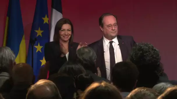 Présidentielle : en meeting à Limoges, François Hollande continue de soutenir Anne Hidalgo