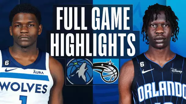 TIMBERWOLVES at MAGIC | NBA FULL GAME HIGHLIGHTS | November 16, 2022