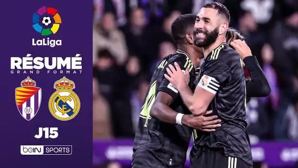 Résumé : Le Real sauvé par Benzema à Valladolid