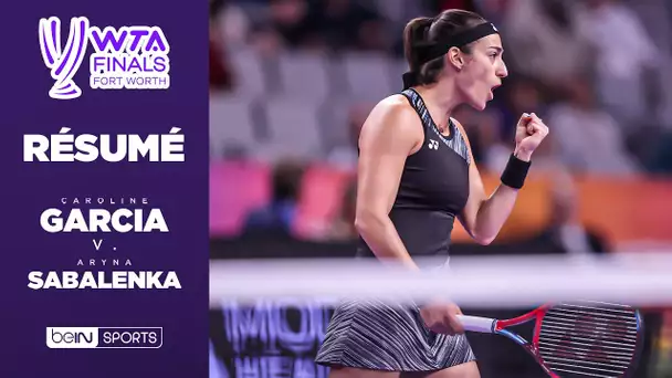 Résumé - Titrée aux Masters WTA, Caroline Garcia au firmament