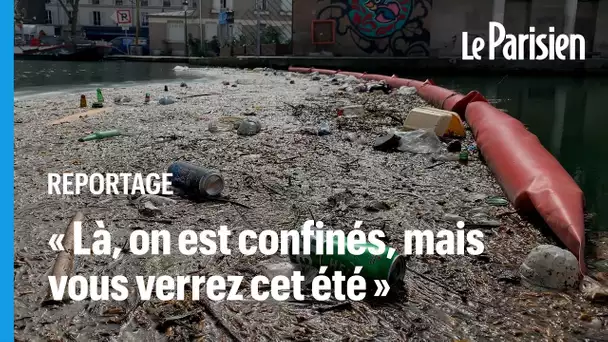 Canal de l'Ourcq encombré par les déchets:  « J'ai même vu quelqu'un balancer une machine à laver»