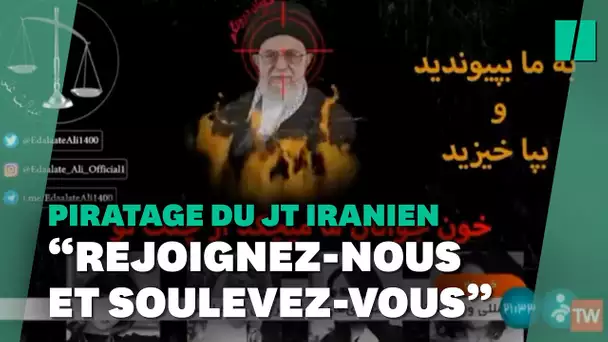 Après trois semaines de manifestations, la télévision iranienne d'Etat piratée en plein JT