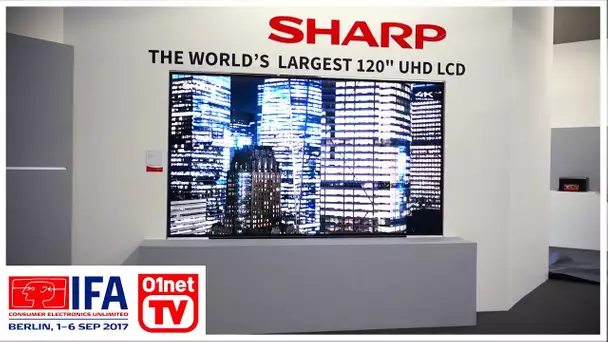 Le plus grand écran LCD du monde est signé SHARP - IFA 2017