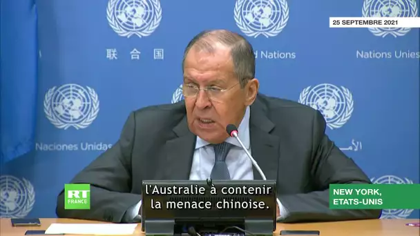 AUKUS : Sergueï Lavrov met en garde contre un «schéma axé sur la confrontation»