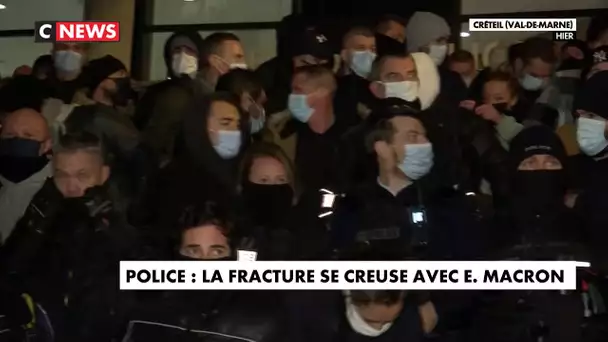 Les policiers dans la rue : la fracture se creuse avec Emmanuel Macron
