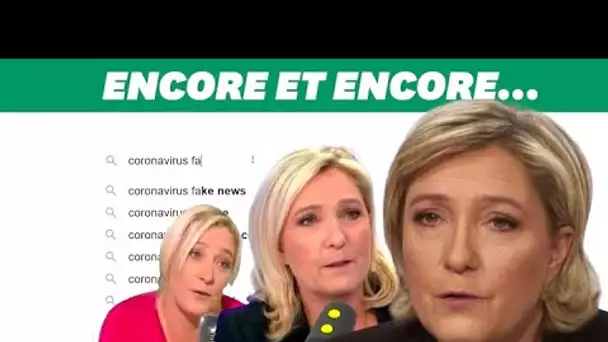 Avec le coronavirus, Marine Le Pen flirte encore avec les théories complotistes