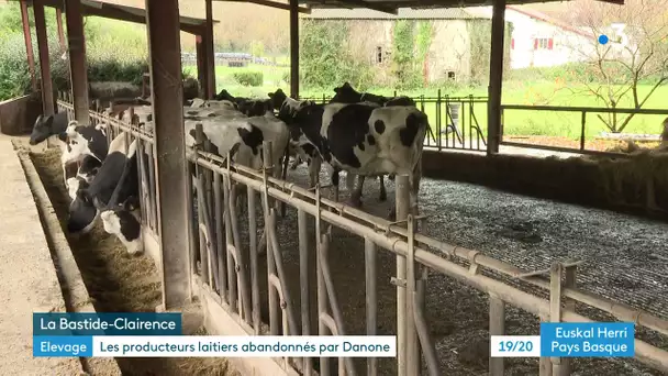 Pays basque : des producteurs laitiers abandonnés par l'usine Danone