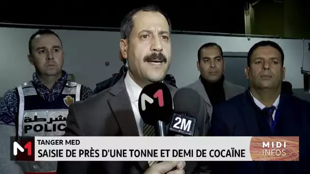 Tanger Med : saisie de près d´une tonne et demi de cocaïne