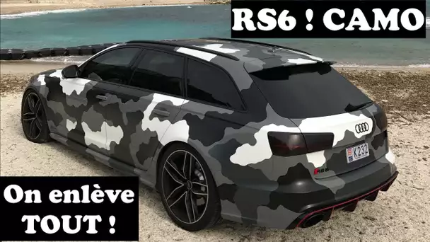 RS6 ! On enlève le  covering camouflage de ma RS6 !