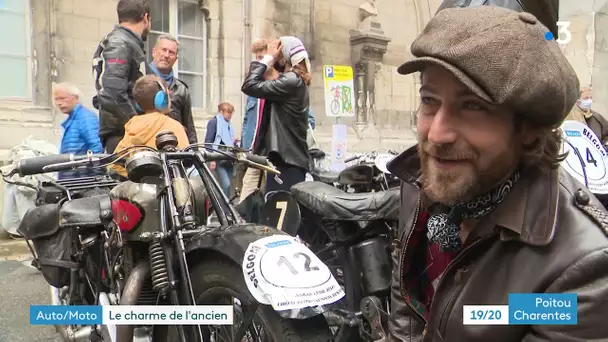 Parade de motos sur le Circuit des Remparts à Angoulême