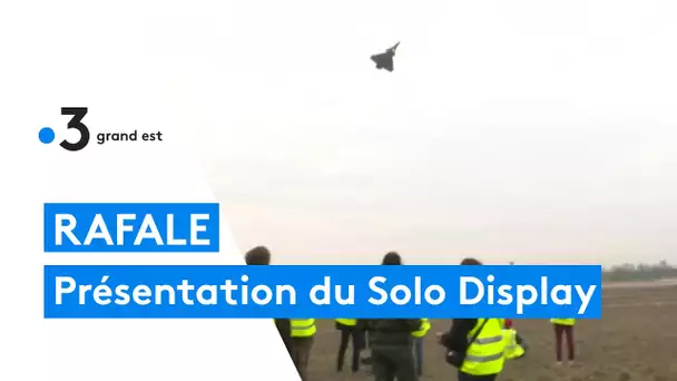 Présentation du Rafale Solo Display sur la base aérienne 113