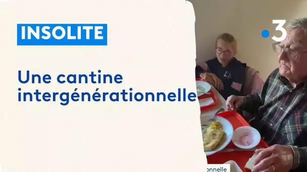 Une cantine intergénérationnelle à Landrecies