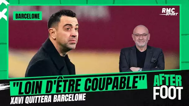 Barcelone : Xavi quitte le banc, "il est loin d'être le coupable" juge Hermel