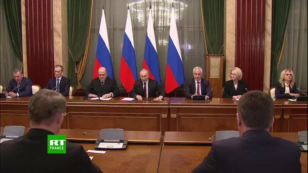 Le Premier ministre russe Mikhaïl Michoustine présente les candidats pour le nouveau cabinet