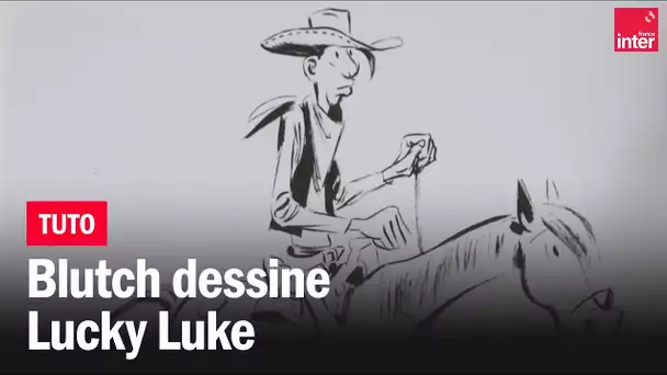 Comment dessiner Lucky Luke dans "Les Indomptés" ? Par Blutch