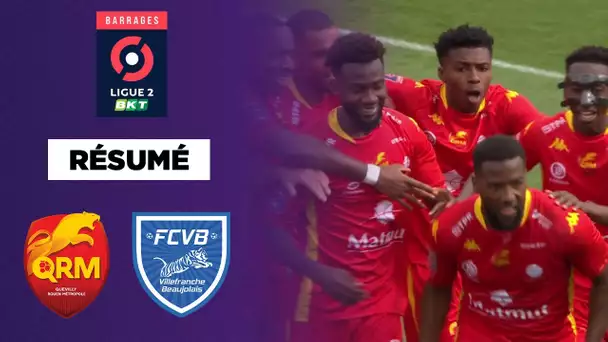 ⚽️ Résumé - Barrages Ligue 2 : QRM bat encore Villefranche et valide le maintien !