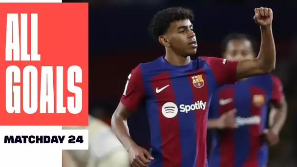 TODOS LOS GOLES de la JORNADA 24 de LALIGA EA SPORTS 2023/24