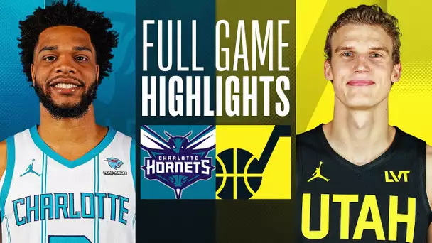 HORNETS at JAZZ | FULL GAME HIGHLIGHTS | February 22, 2024