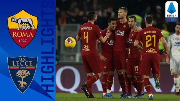 Roma 4-0 Lecce | La Roma cala il poker! | Serie A TIM