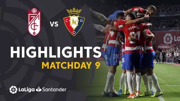 Highlights Granada CF vs CA Osasuna (1-0)