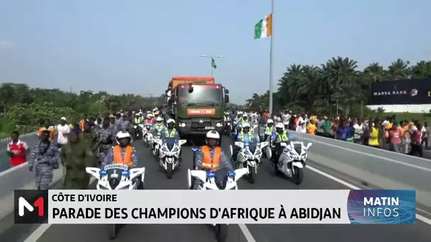 Côte d'Ivoire: Parade des champions d’Afrique à Abidjan