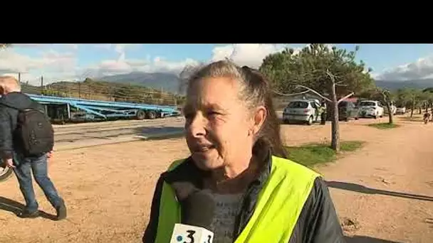 Ajaccio : pour la première fois, la CGT vient soutenir les gilets jaunes