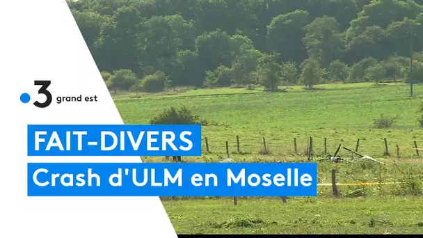 Crash d'ULM à Guéblange-lès-Dieuze en Moselle