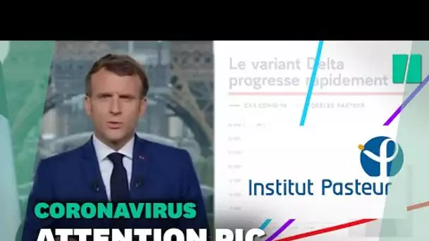 Ce que dit l'étude de Pasteur citée par Macron qui décrit la 4e vague