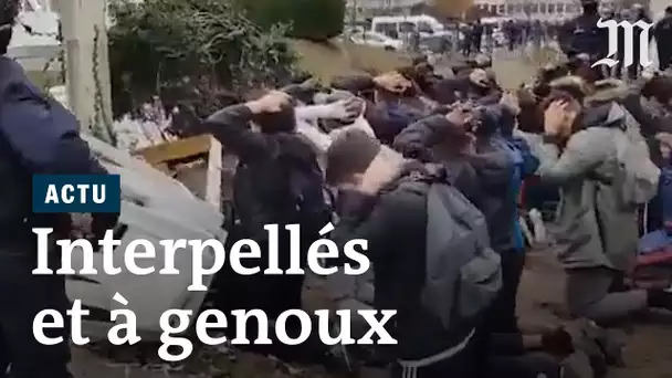 Mantes-la-Jolie : images choquantes de lycéens interpellés par la police