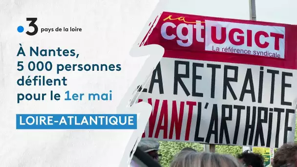 Nantes : 5000 personnes défilent pour le 1er mai