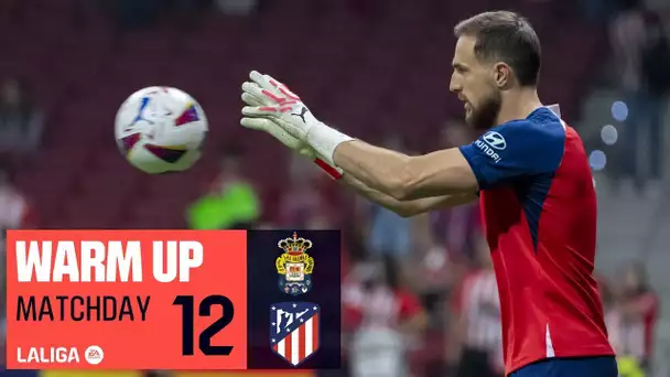 Calentamiento UD Las Palmas vs Atlético de Madrid