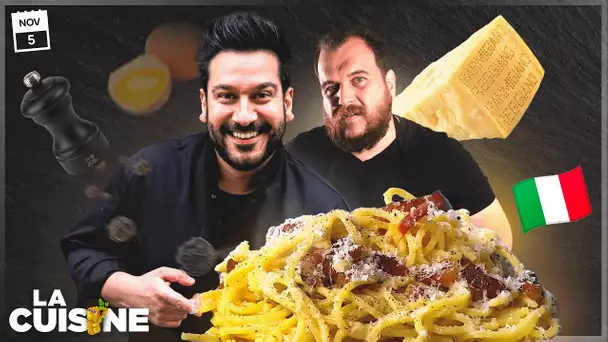 PÂTES CARBONARA avec le CHEF DENNY IMBROISI | LA CUISINE #05