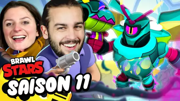 ON ACHETE LE BRAWL PASS SAISON 11 : NOUVEAU BRAWLER CHROMATIQUE EVE ! BRAWL STARS BIODOME !