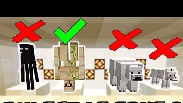 TROUVE QUI EST LE FAUX MOB MINECRAFT 1.14 ! *VIDEO INTERACTIVE*