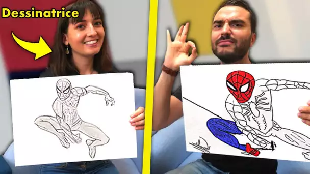 Moi VS une Dessinatrice : dessin challenge vol.2