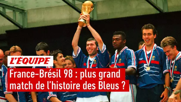 France-Brésil 98 : Est-ce le plus grand match de l'histoire des Bleus ? - L'Equipe du Soir