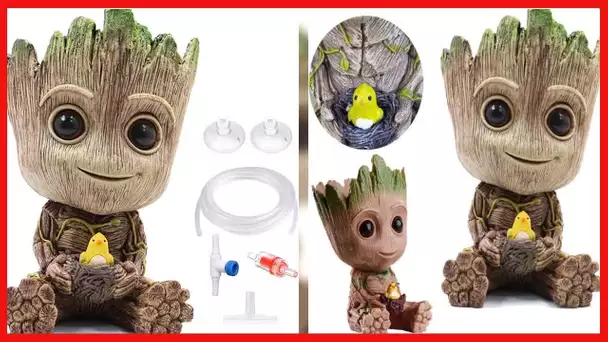 TEEMO Aquarium Groot Air Bubbler Decorations,Air Bubbler Decorations for Fish Tank.