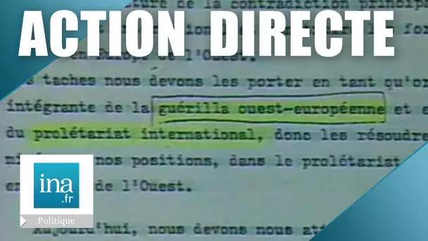 Action Directe revendique l'assassinat de Georges Besse | Archive INA