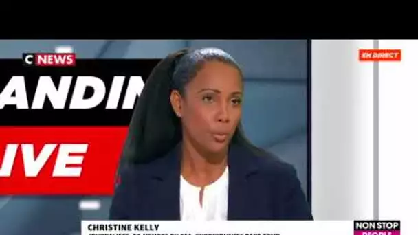 CHRISTINE KELLY PARLE DE CYRIL HANOUNA HORS ANTENNE