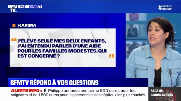 J'élève seule mes deux enfants, aurais-je droit à l'aide pour les familles modestes?