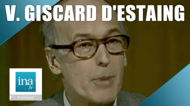 Valéry Giscard d'Estaing "Conduire un peuple les yeux bandés" - Archive vidéo INA