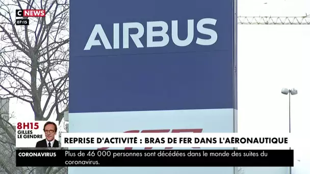 Toulouse : bras de fer dans l'aéronautique face à la reprise d'activité d'Airbus,