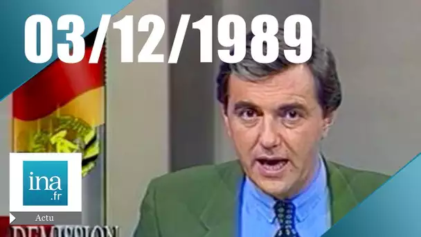 20h Antenne 2 du 3 décembre 1989 : Chaïne-humaine de de 1300kms à Berlin-Est  | Archive INA