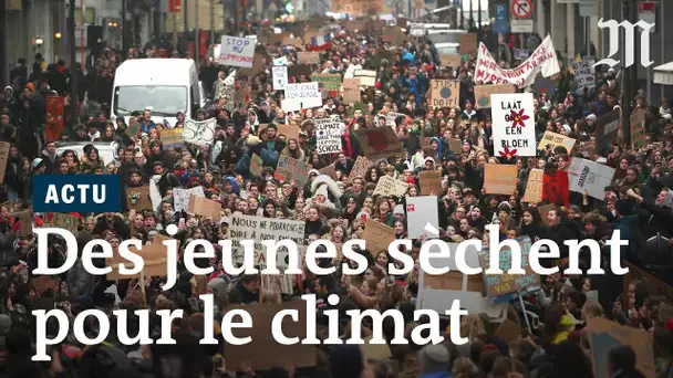 « Plus chauds que le climat » : des jeunes Belges en grève pour la planète